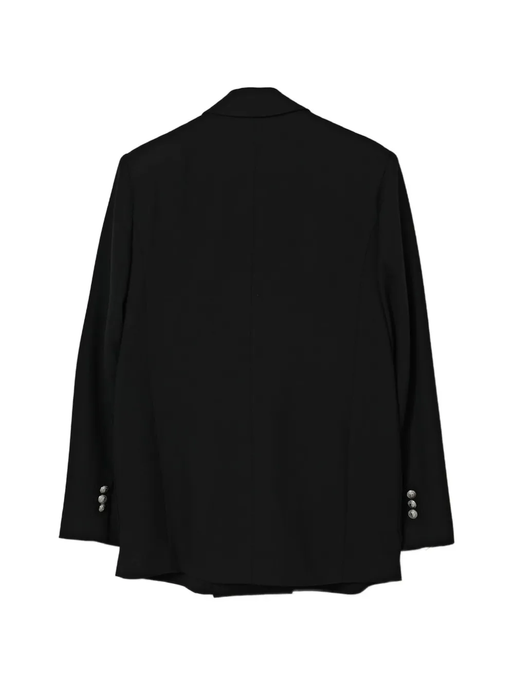 Balmain Kids Blazer met dubbele rij knopen Zwart
