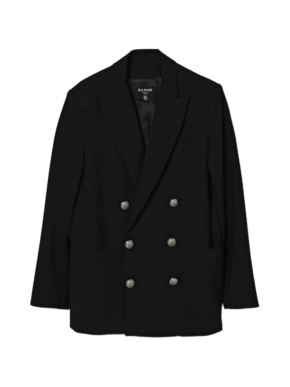 Balmain Kids double-breasted blazer - Nero