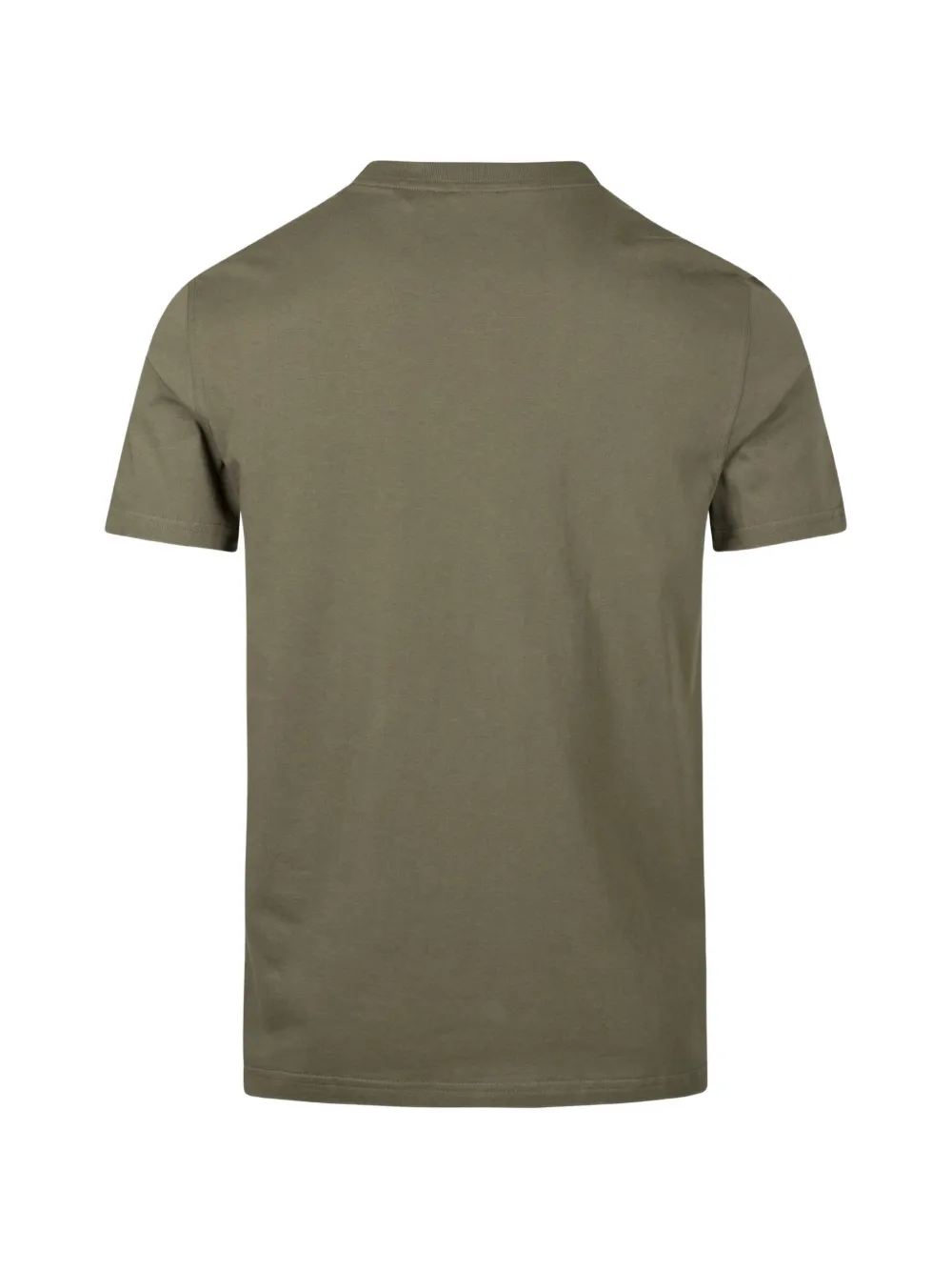 BOSS Katoenen T-shirt met logoprint Groen