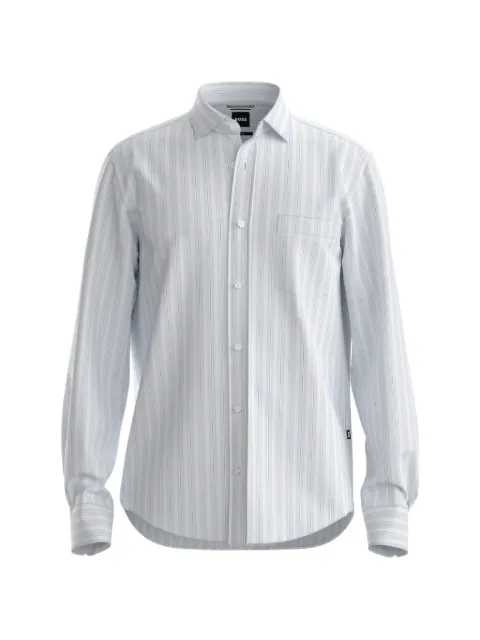 BOSS striped-pattern shirt