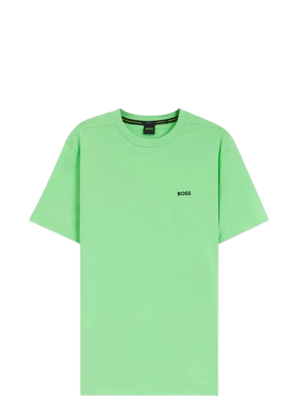 BOSS T-shirt met logoprint Groen