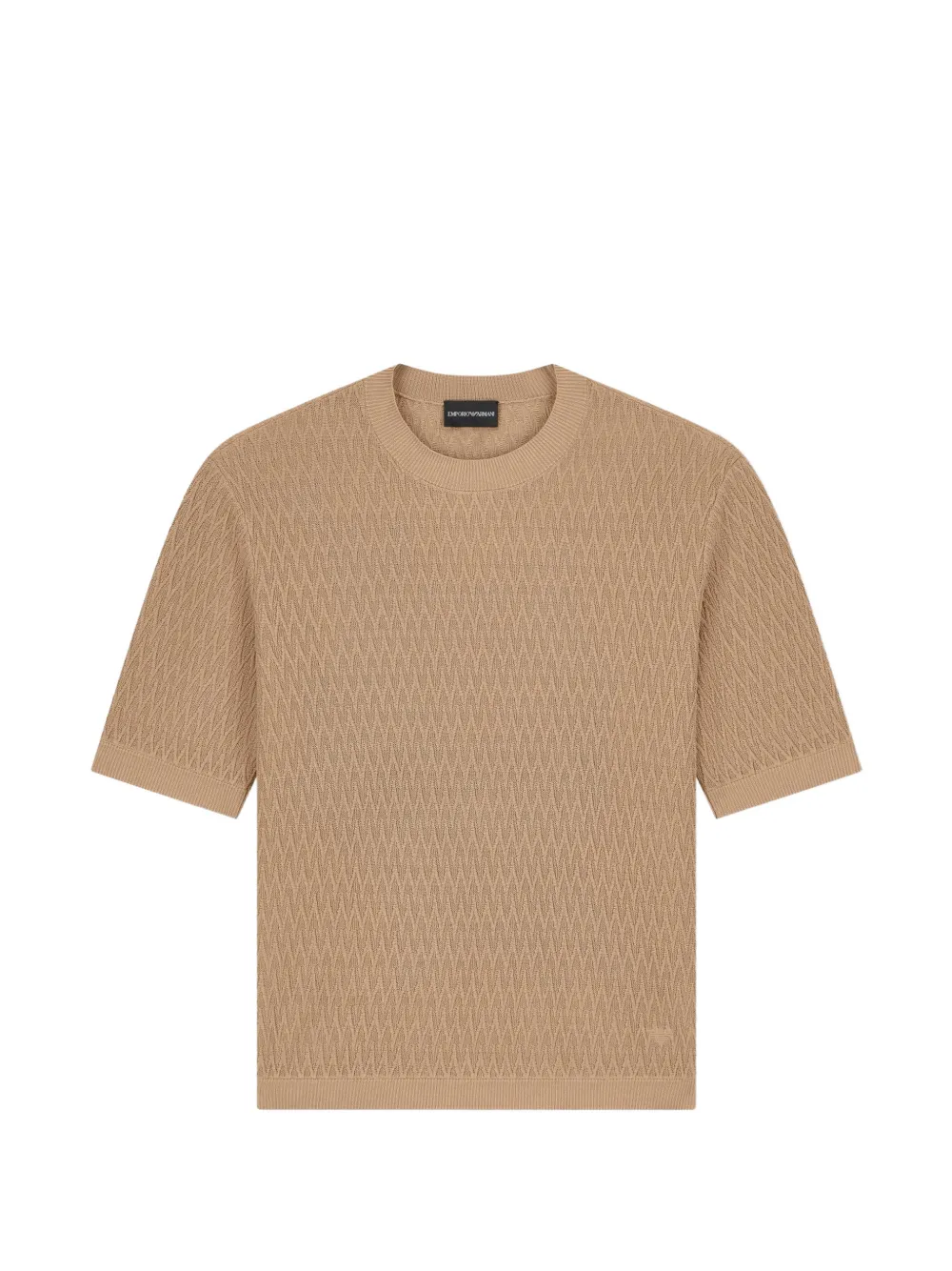Emporio Armani Maglione a maniche corte - Toni neutri