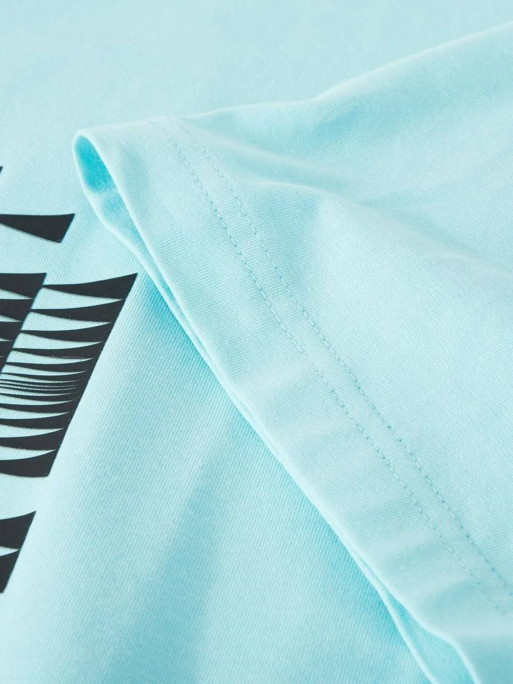 BOSS T-shirt met grafische print Blauw