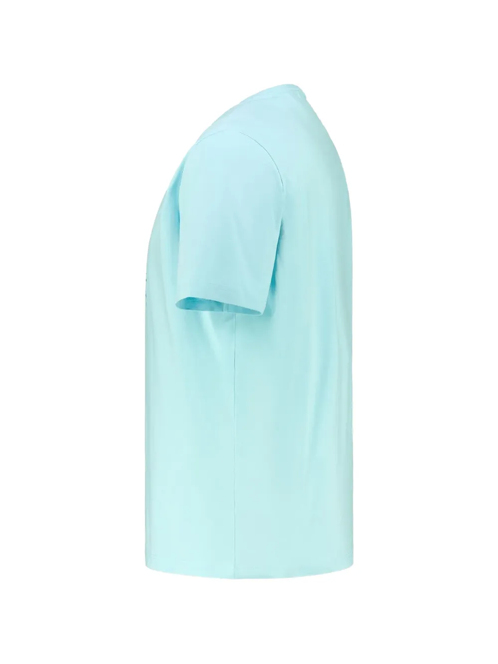 BOSS T-shirt met grafische print Blauw