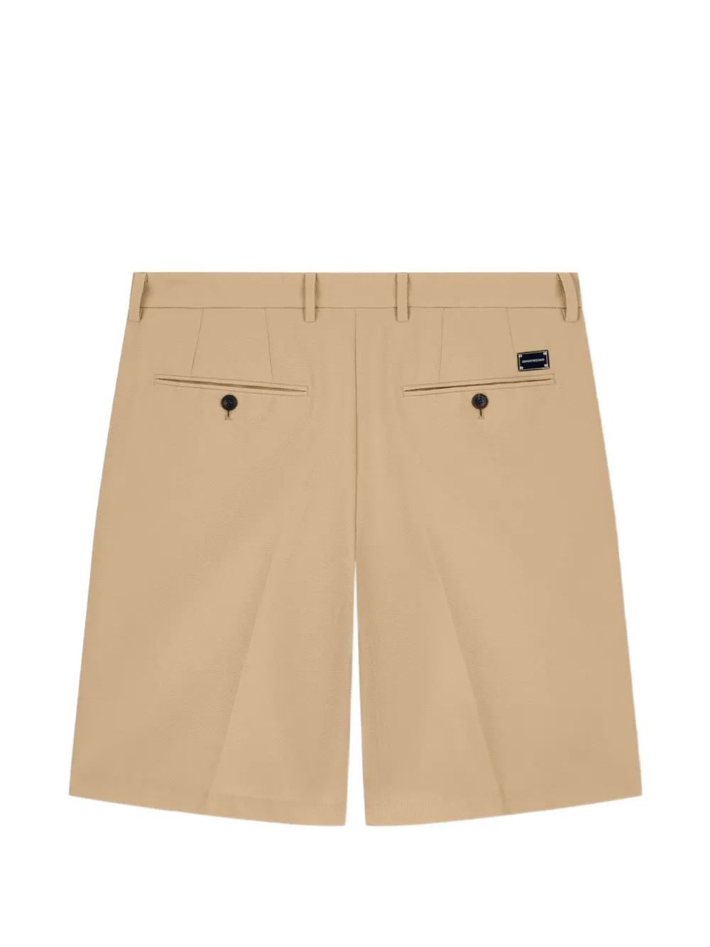 Emporio Armani Shorts met geplooid detail Beige