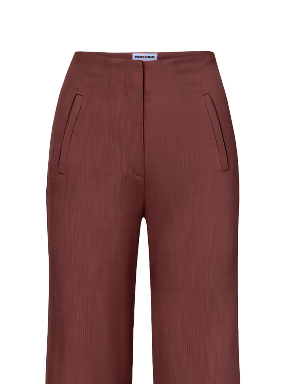 Veronica Beard Jude Wide-leg Trousers in Brown, view 2