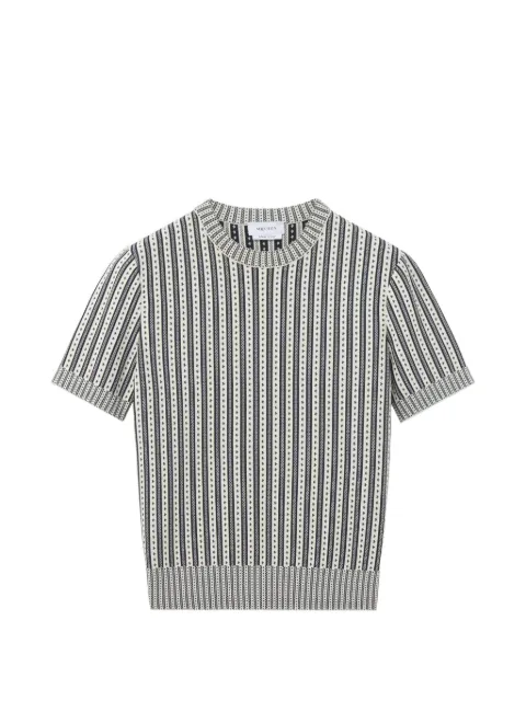 Alexander McQueen striped knit top