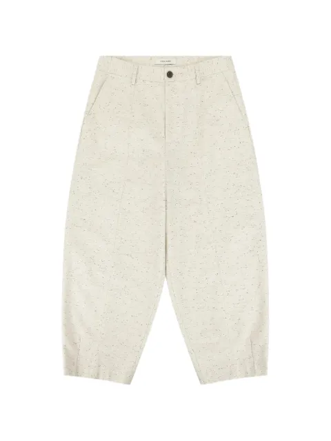 ENTIRE STUDIOS speckled carrot croped trousers