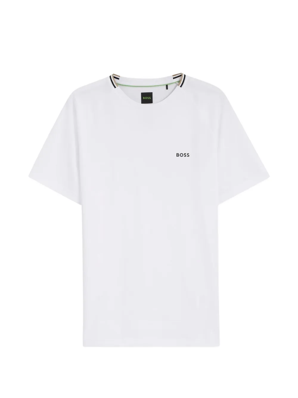 BOSS T-Shirt mit Raglanärmeln - Weiß
