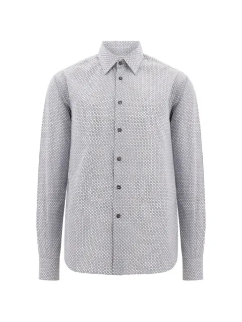 Ferragamo micro-patterned shirt