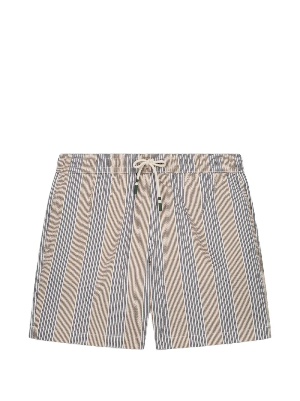 HARTFORD striped drawstring swim shorts - Nude