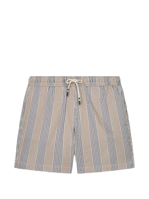 HARTFORD striped drawstring swim shorts