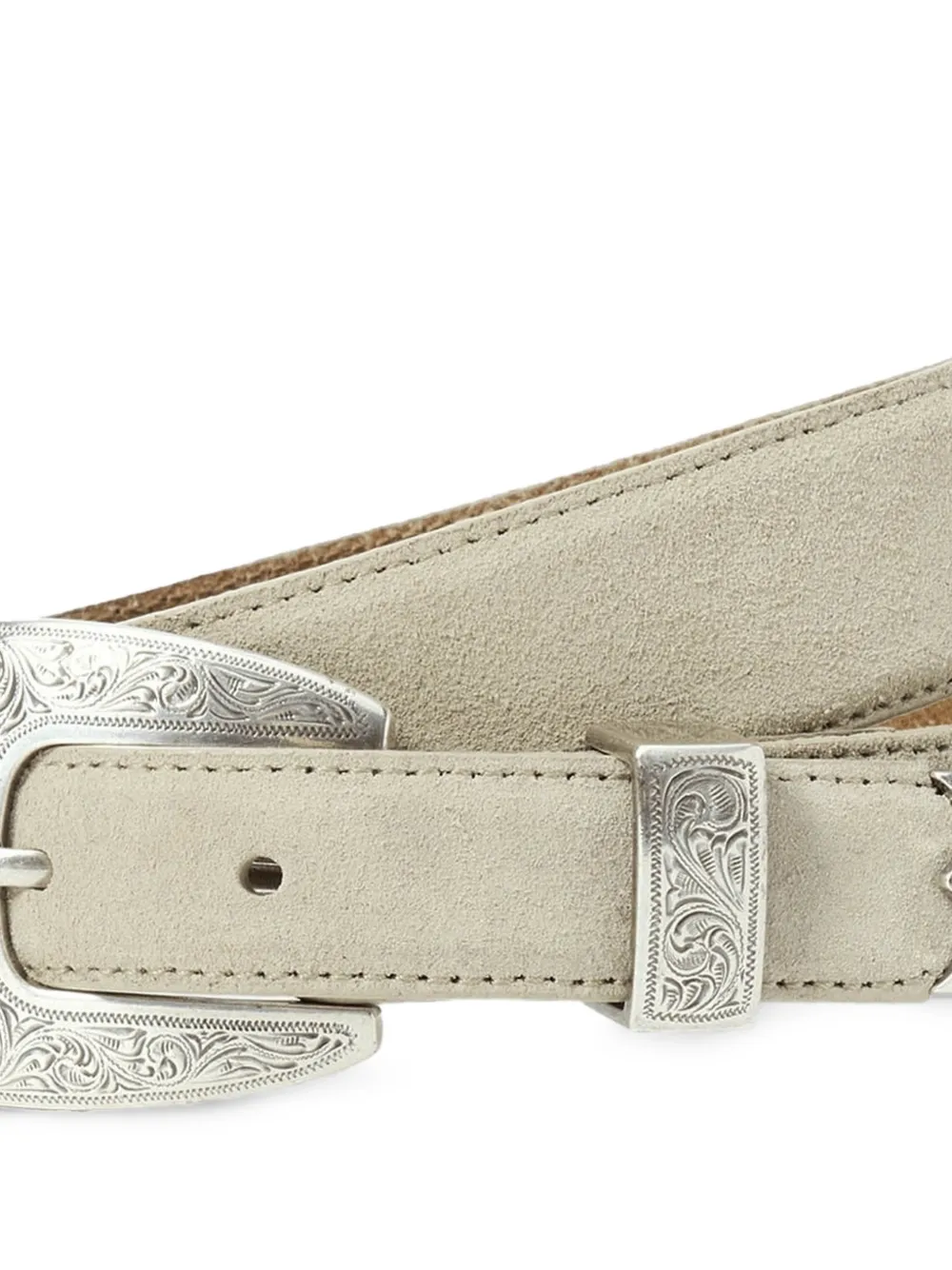 The Great. Western smalle riem Beige