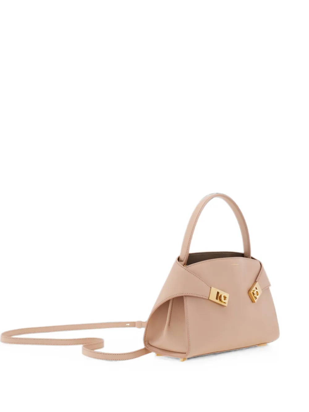 Ferragamo Hug Soft tweekleurige mini-handtas Roze