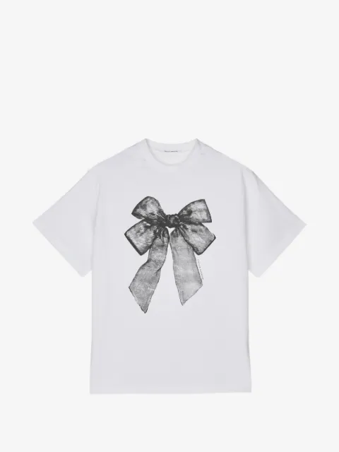 Cecilie Bahnsen Dorothy bow-print T-shirt
