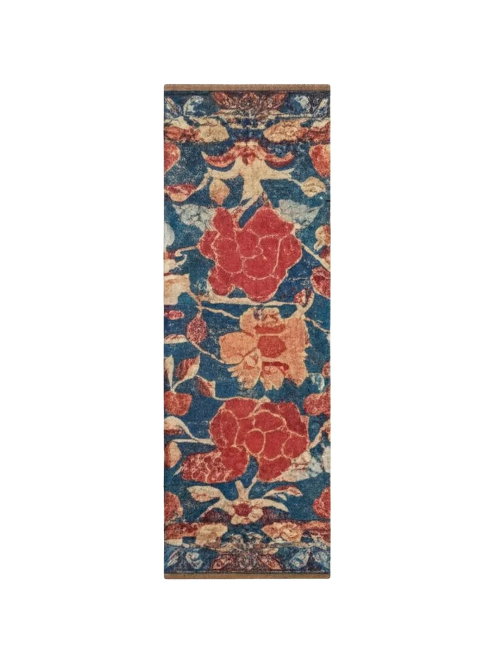 Pierre-Louis Mascia floral-print silk-blend scarf - Blu