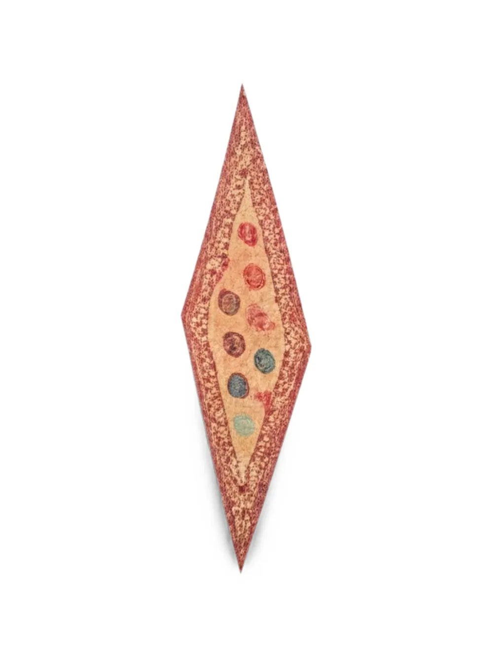 Pierre-Louis Mascia diamond-shaped silk scarf - Nude