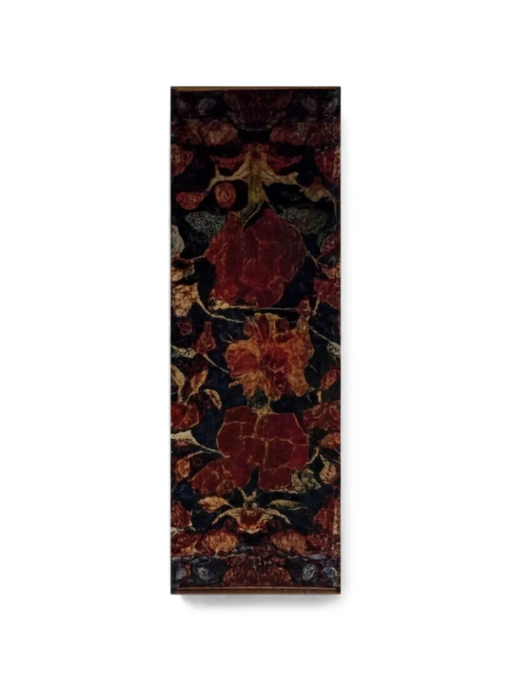 Pierre-Louis Mascia Sjaal met patchwork en franje Zwart