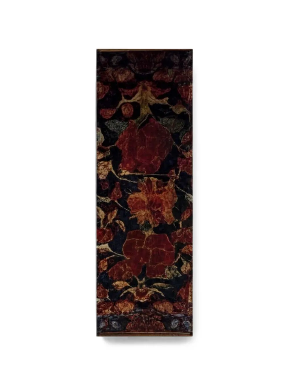 Pierre-Louis Mascia patchwork-print fringed scarf - Schwarz