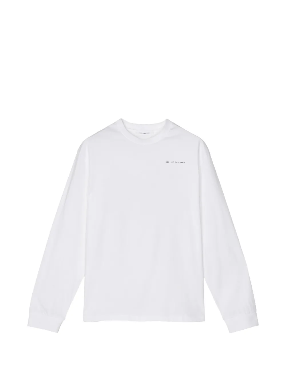 Cecilie Bahnsen bow-print long-sleeve T-shirt