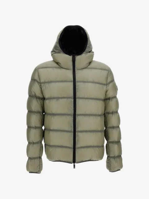 Moncler logo-patch hooded jacket