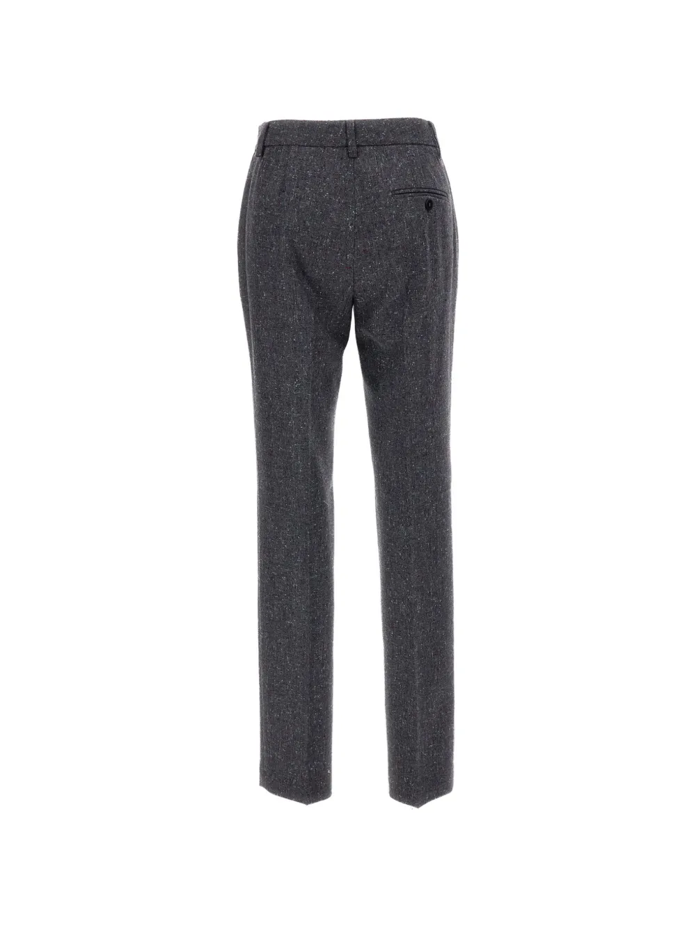 Alberto Biani Tweed straight broek Grijs