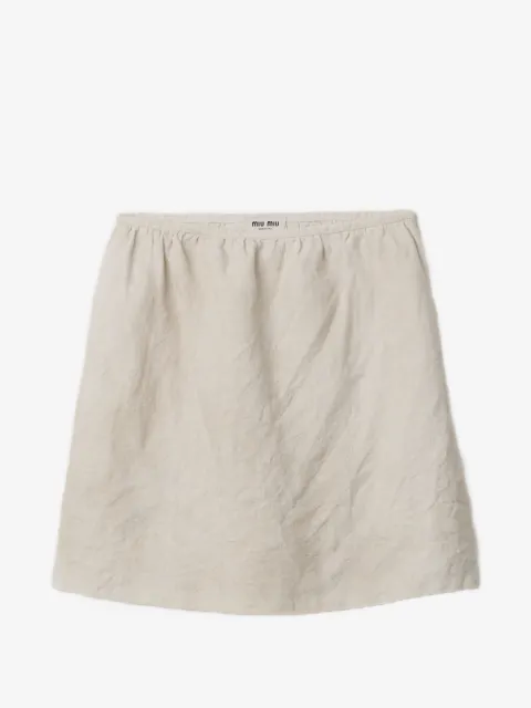 Miu Miu linen skirt