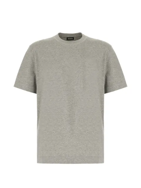 Zegna crew-neck short-sleeve cotton T-shirt