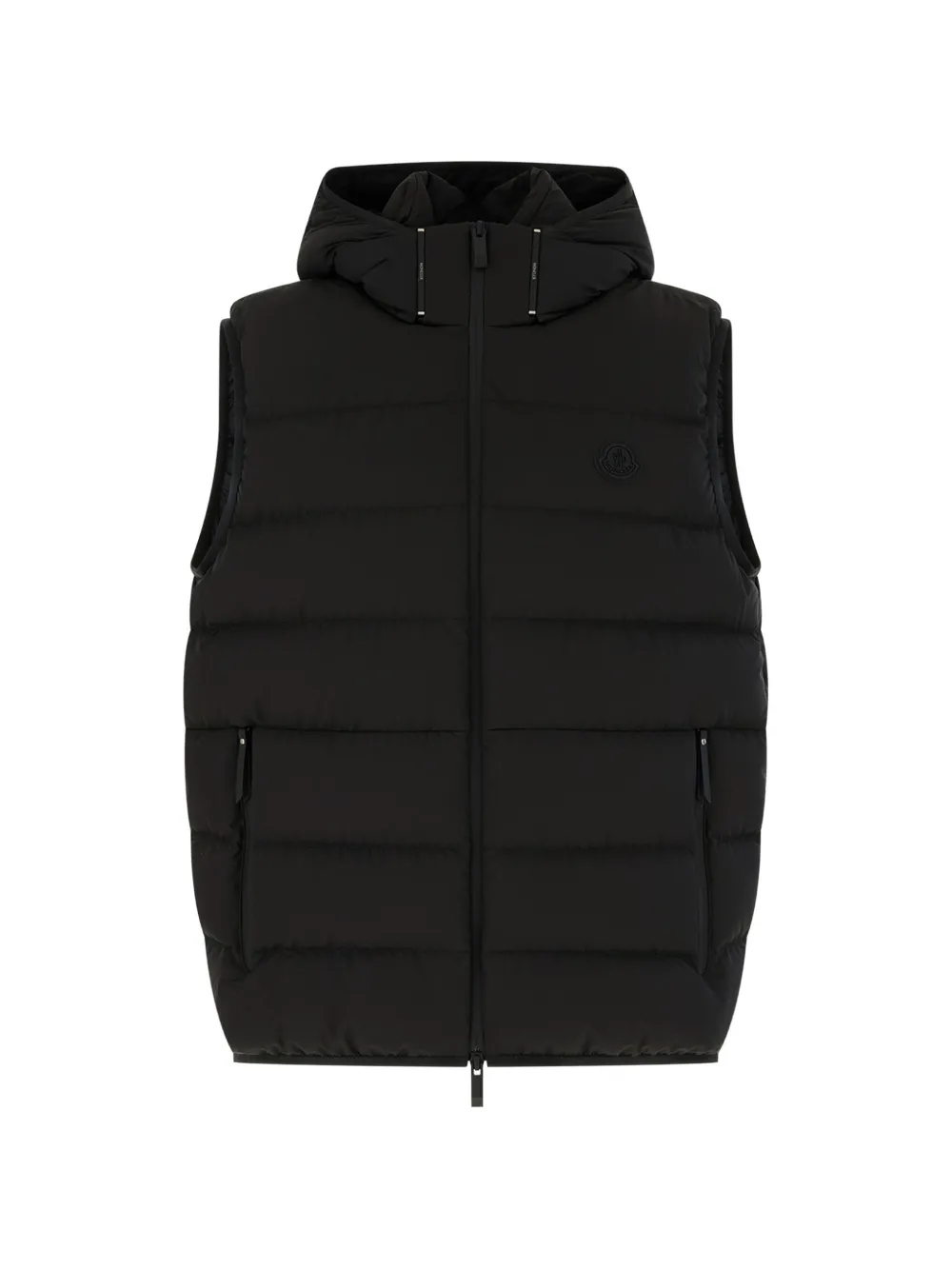 Moncler Arinella hooded down gilet Zwart