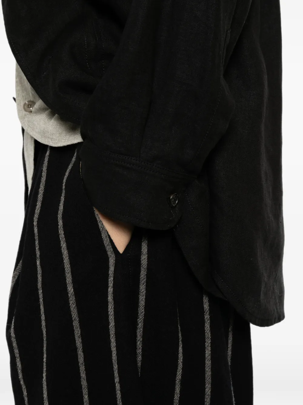 Uma Wang Wollen broek Zwart