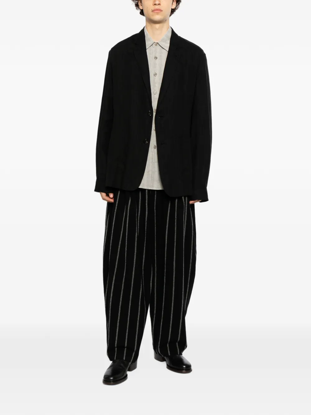 Uma Wang Wollen broek Zwart
