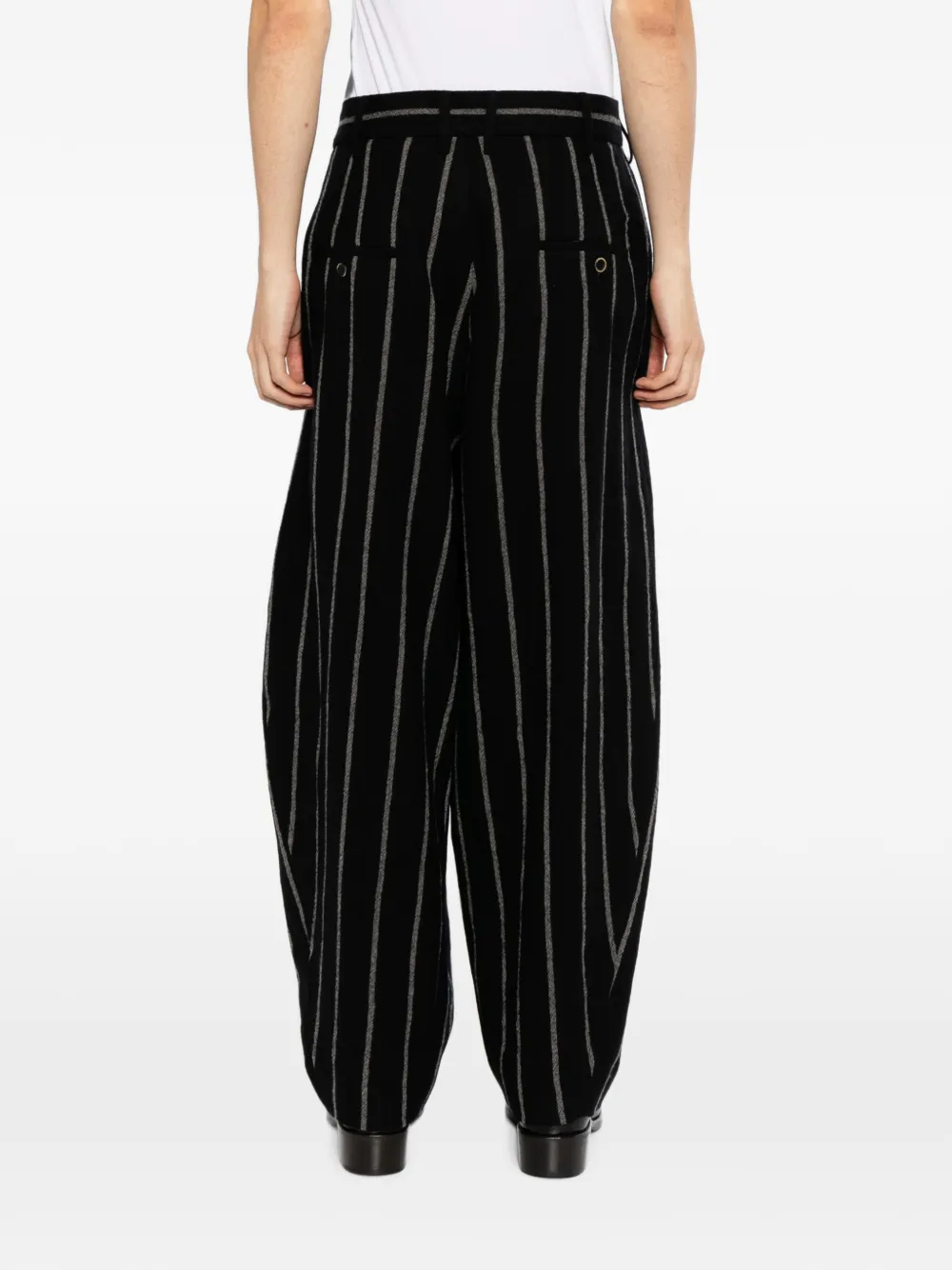 Uma Wang Wollen broek Zwart