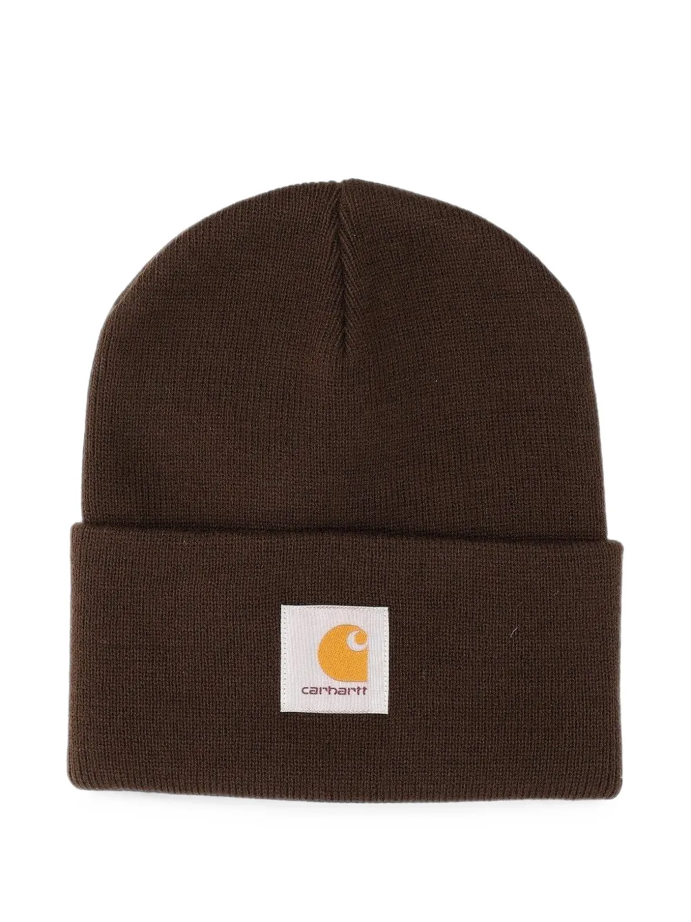 Carhartt WIP Watch logo-patch beanie hat - Marrone