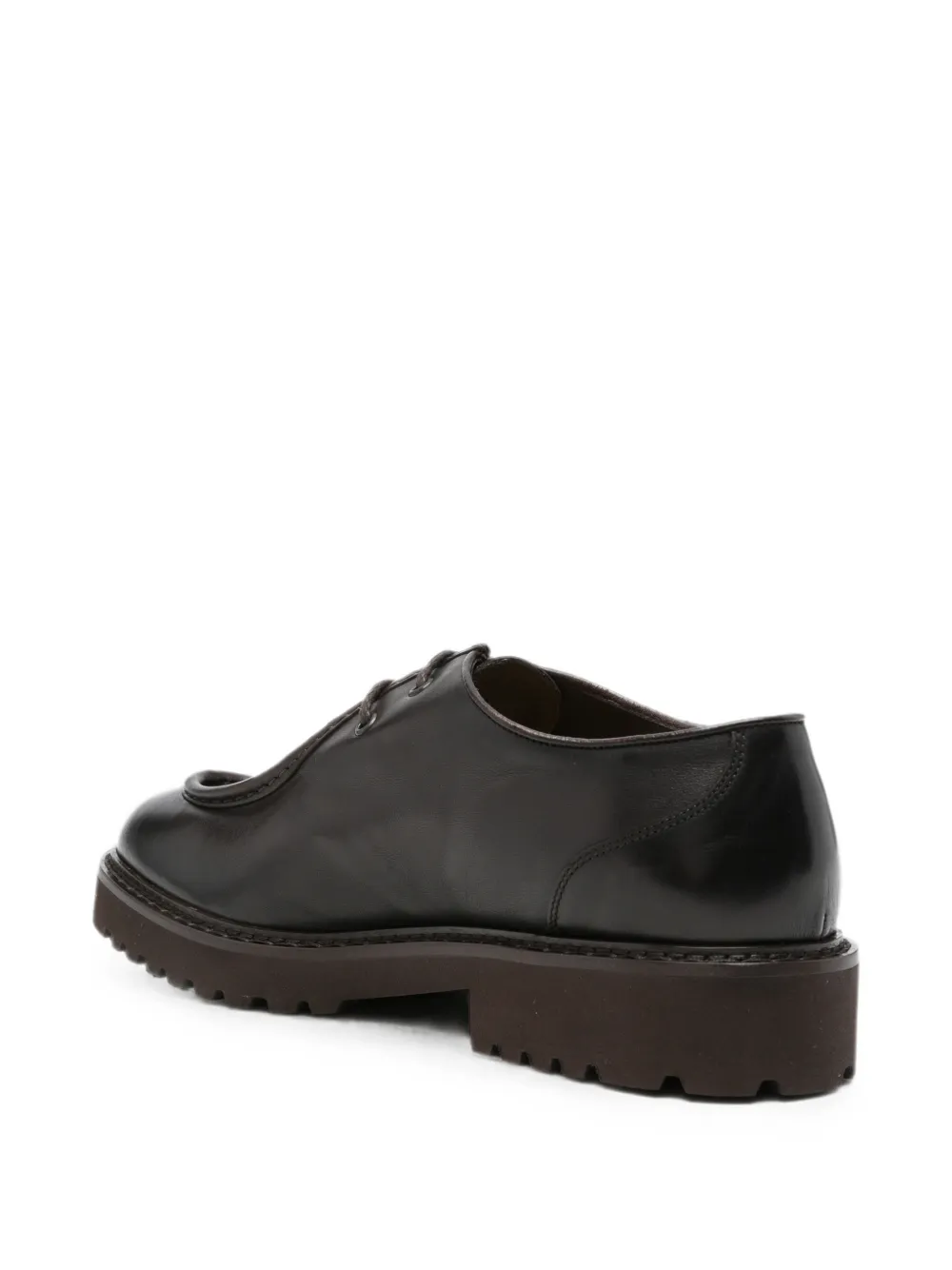Doucal's round-toe leather Derby shoes Bruin