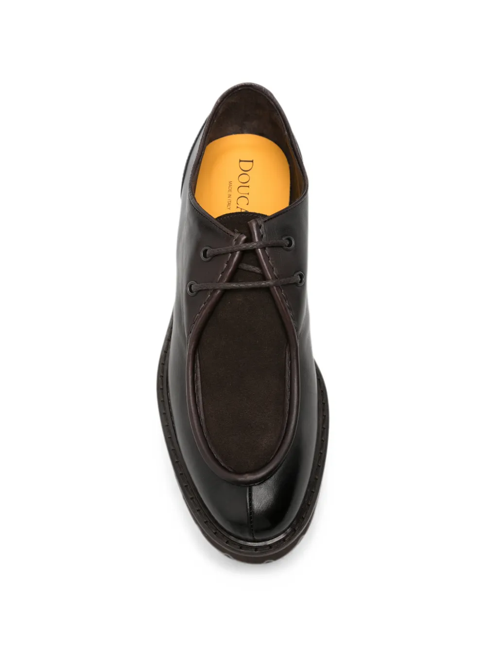 Doucal's round-toe leather Derby shoes Bruin