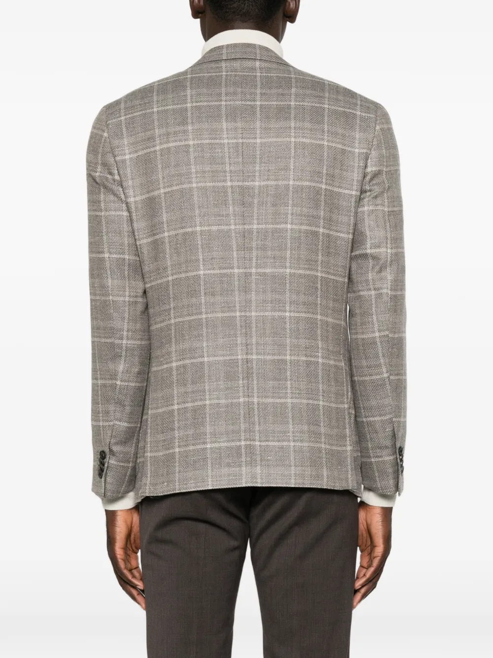 Corneliani Jack met enkele rij knopen Grijs