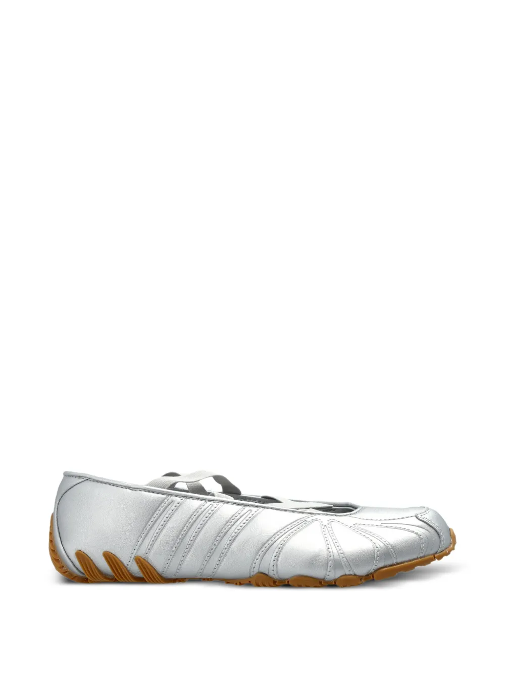 Adidas cross-strap ballet flats Zilver