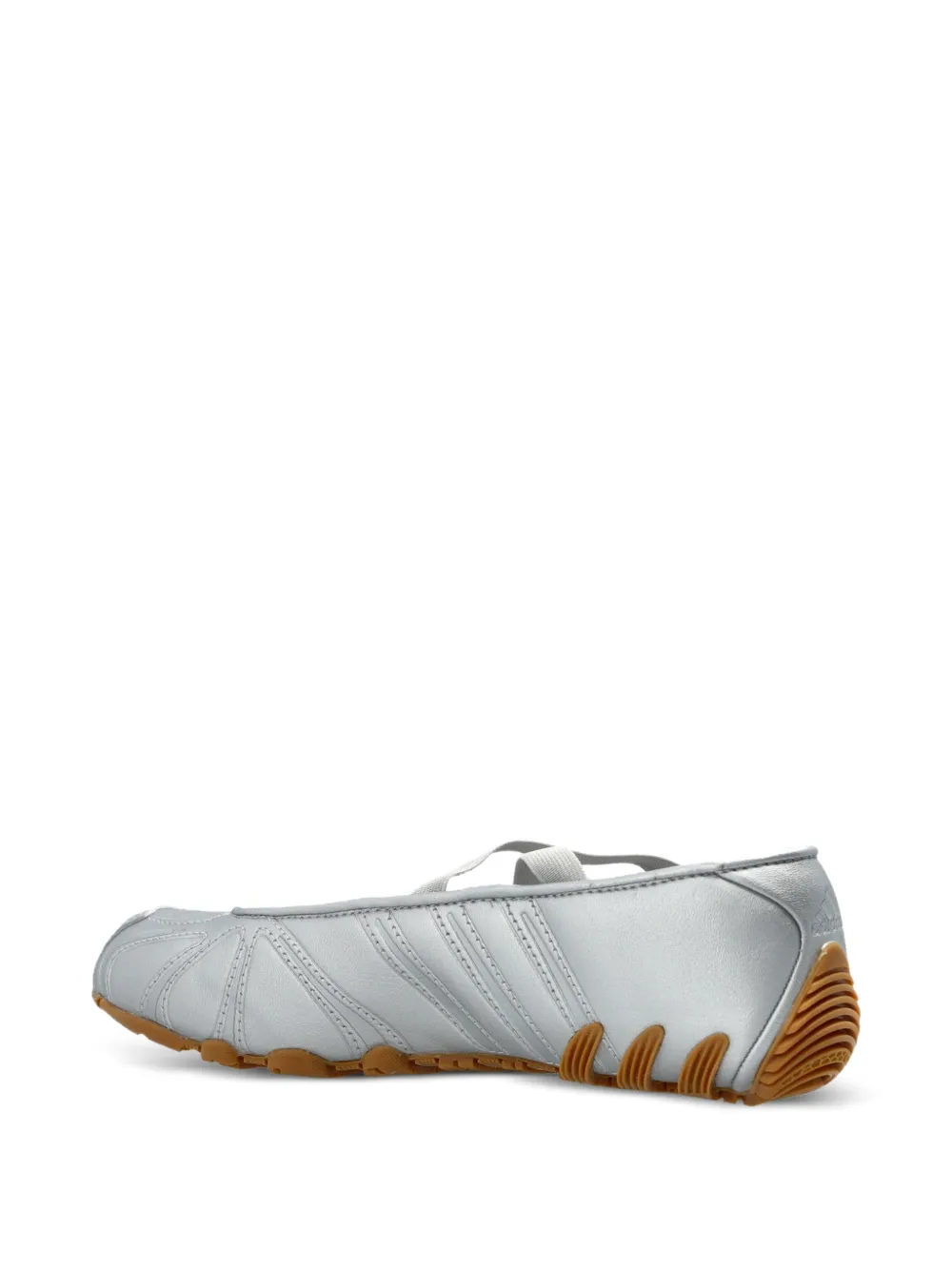 adidas cross-strap ballet flats Zilver