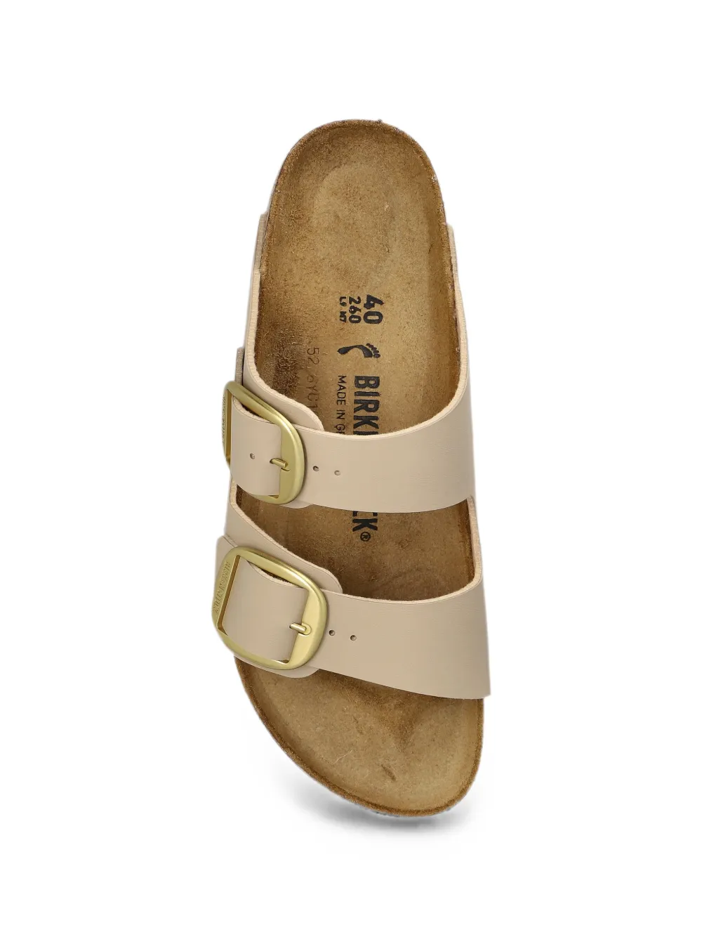Birkenstock arizona big buckle sandals Beige