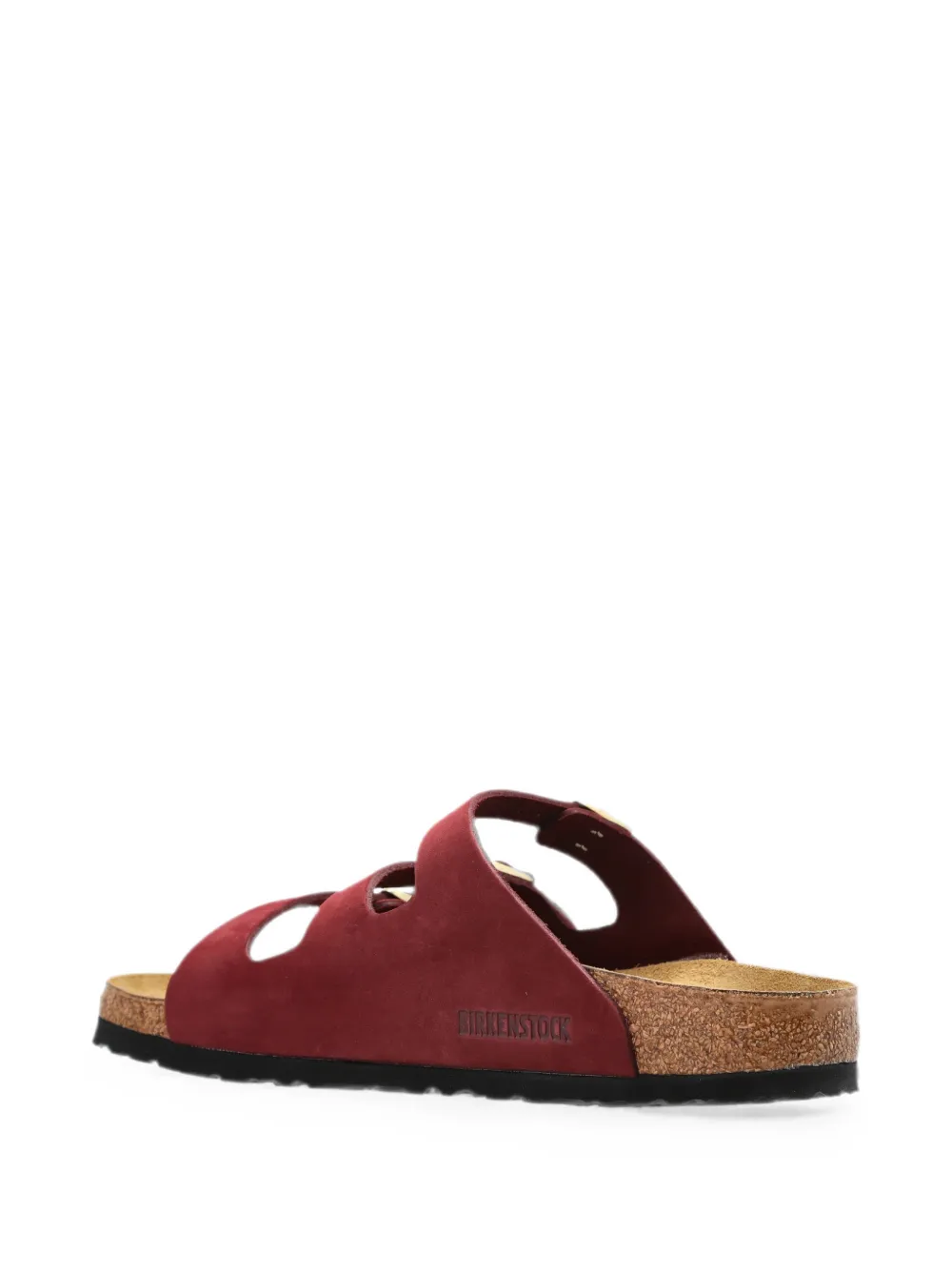 Birkenstock Florida Fresh leren sandalen Rood