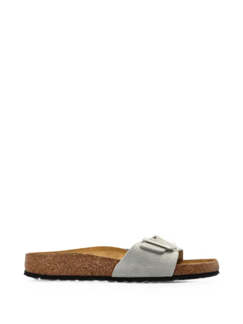 Birkenstock Madrid buckle suede slides