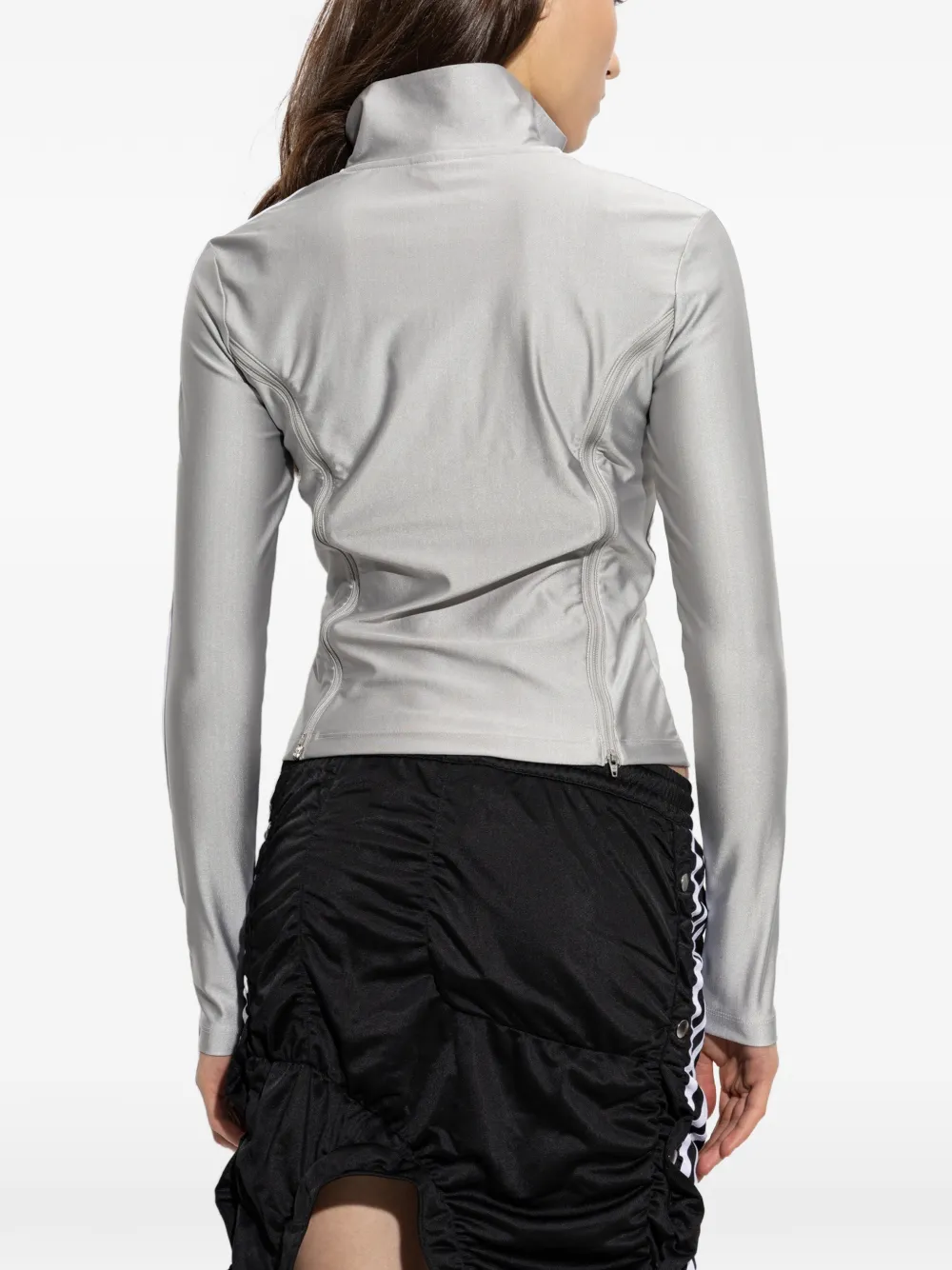 adidas x Mia Marquez trainingsjack met geborduurd logo Grijs