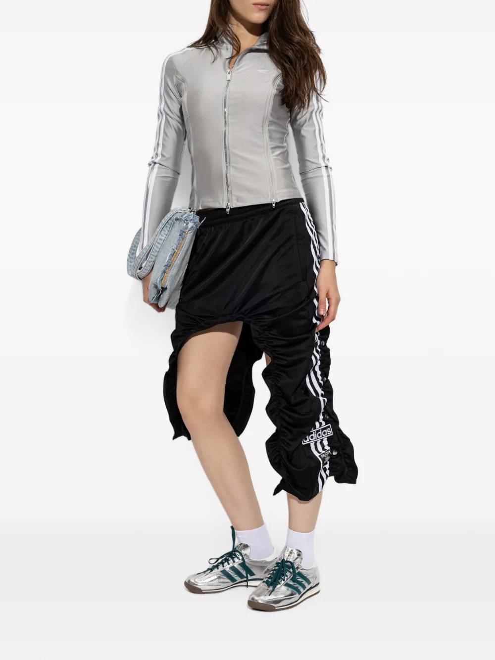 adidas x Mia Marquez trainingsjack met geborduurd logo Grijs
