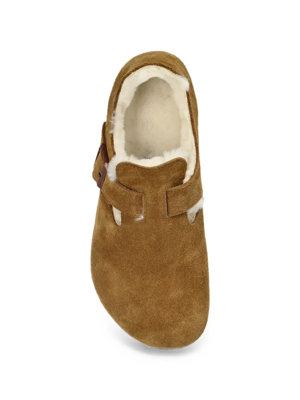 Birkenstock London lammy sandalen Bruin