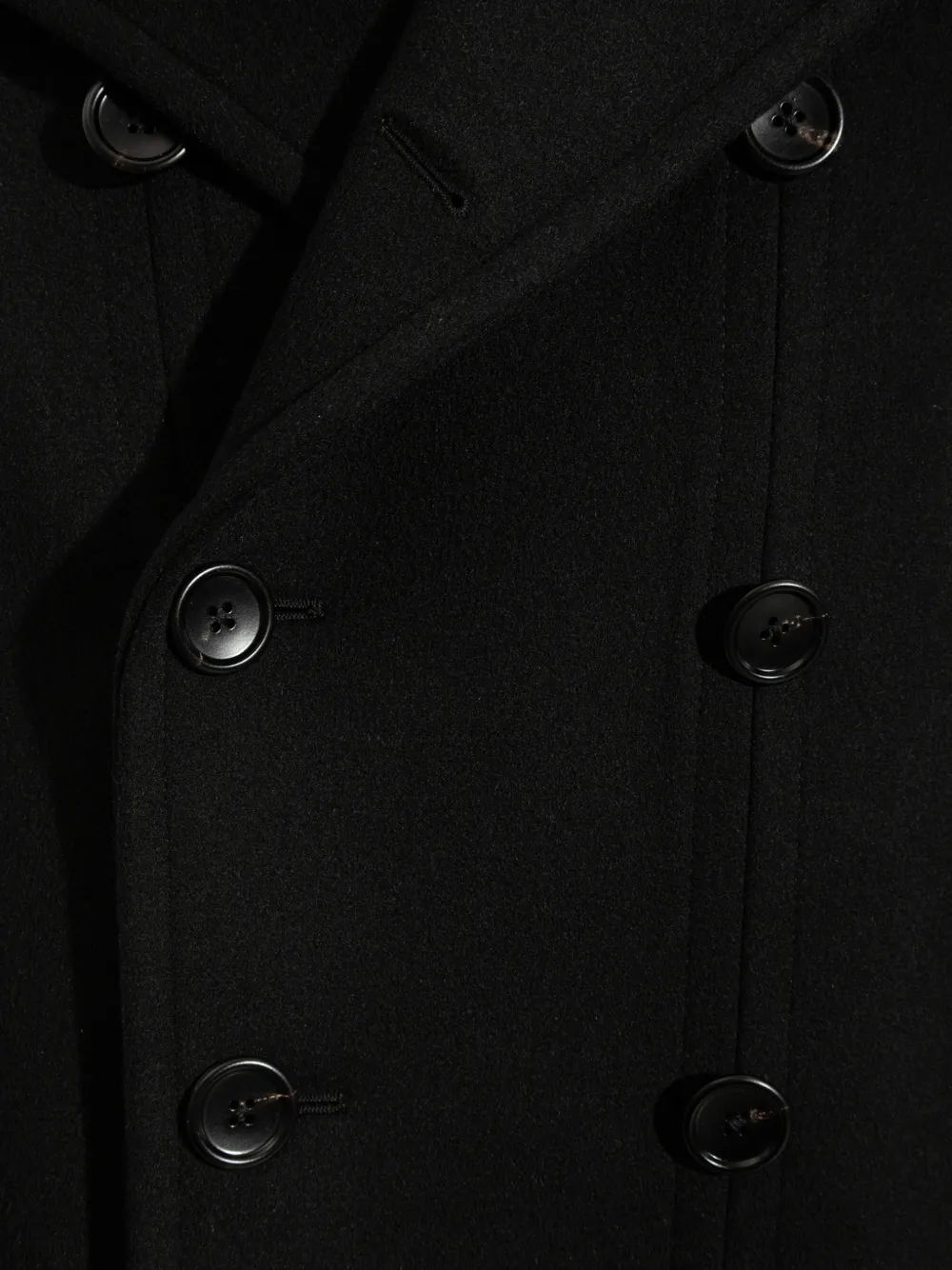 TOM FORD Wollen kasjmier melton jas Zwart