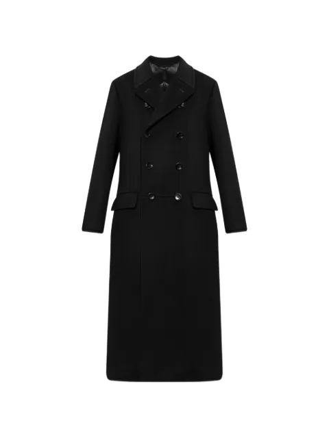 TOM FORD wool cashmere melton officer coat