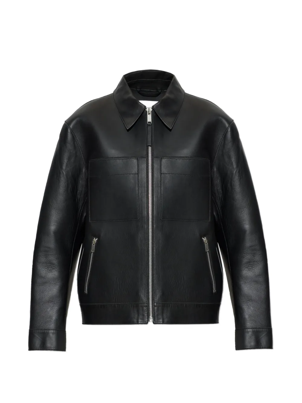 SAMSOE SAMSOE Sastevie leather jacket - Schwarz