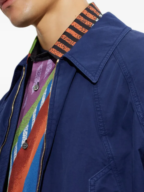 Versace Medusa Embroidered Jacket | Blue | FARFETCH