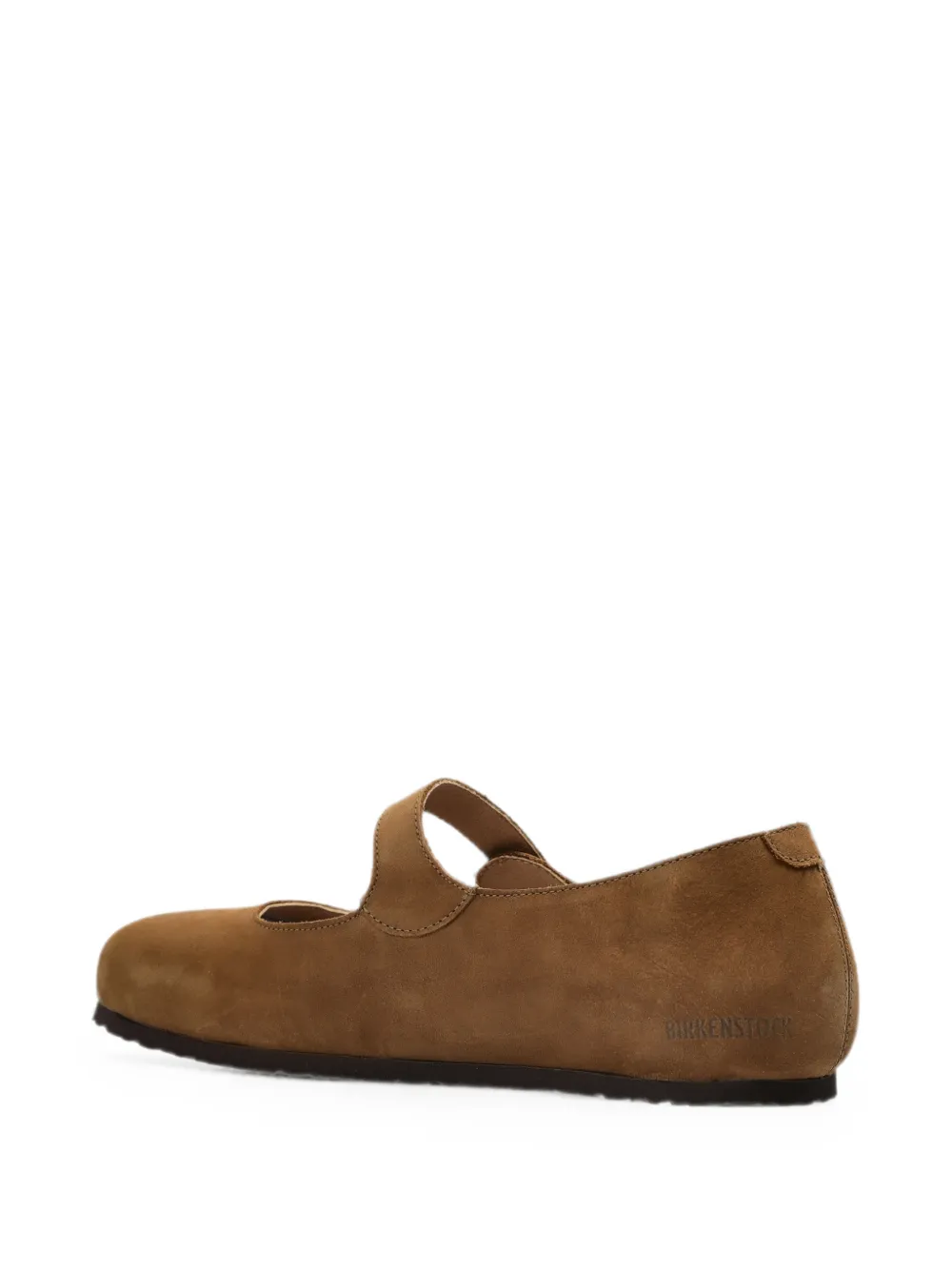 Birkenstock Santa Clarita ballerina's met gesp Bruin