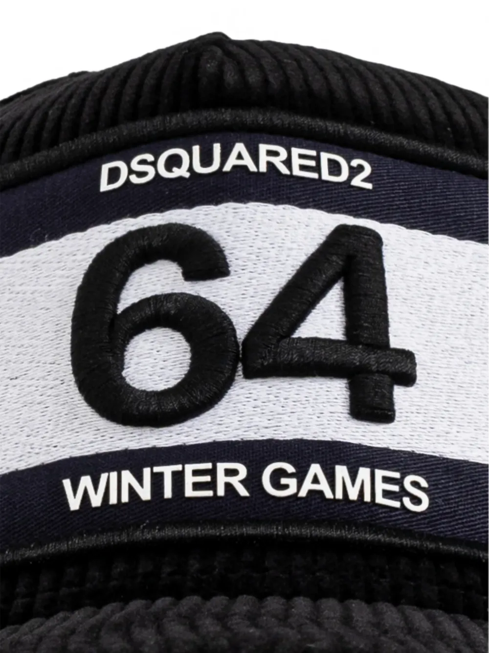 DSQUARED2 Pet met logopatch Zwart